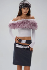 Henriette Cutout Belt Mini Skirt