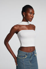 Emmie Sleeveless Bodycon Ruch Top