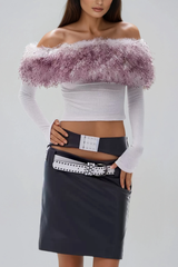Henriette Cutout Belt Mini Skirt