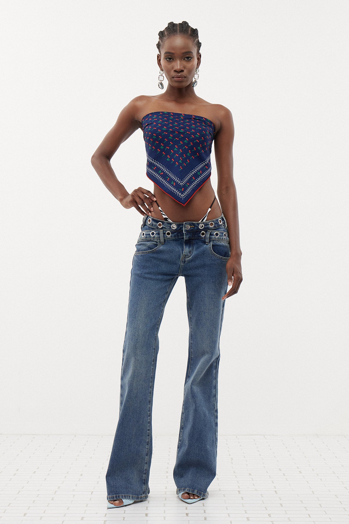 Erni Eyelet Jeans