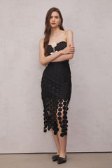 Mya Fringe Maxi Skirt